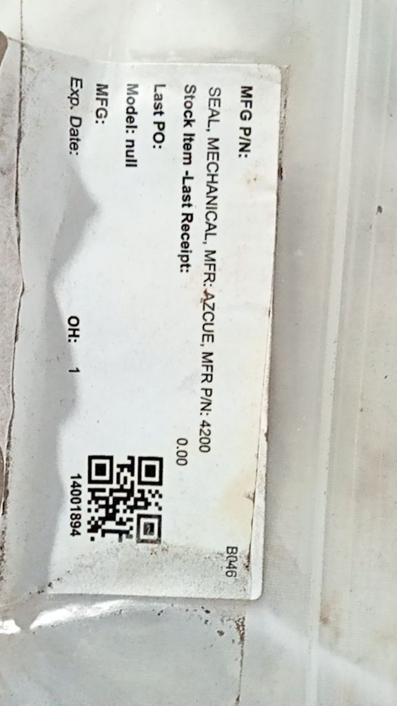 SEAL, MECHANICAL