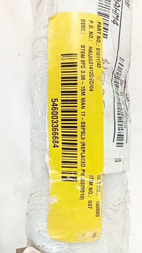 STEM SFC 3.06-15M MAN 17-SSPSL3 (REPLACED PN 20378510)