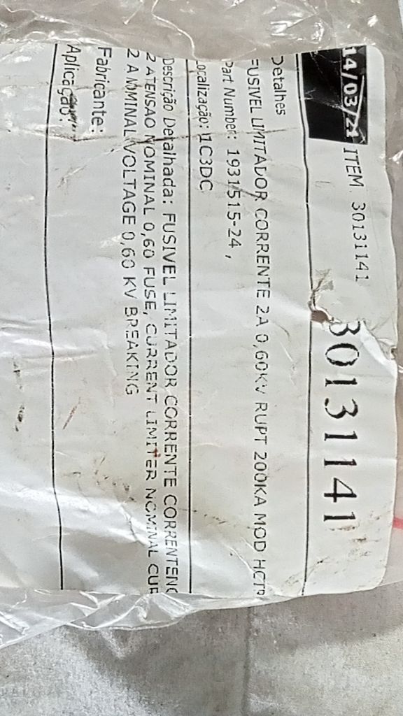 FUSIVEL LIMITADOR CORRENTE