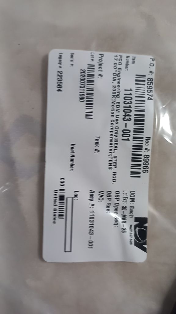 STEPSEAL(R) 2K, ASSEMBLY