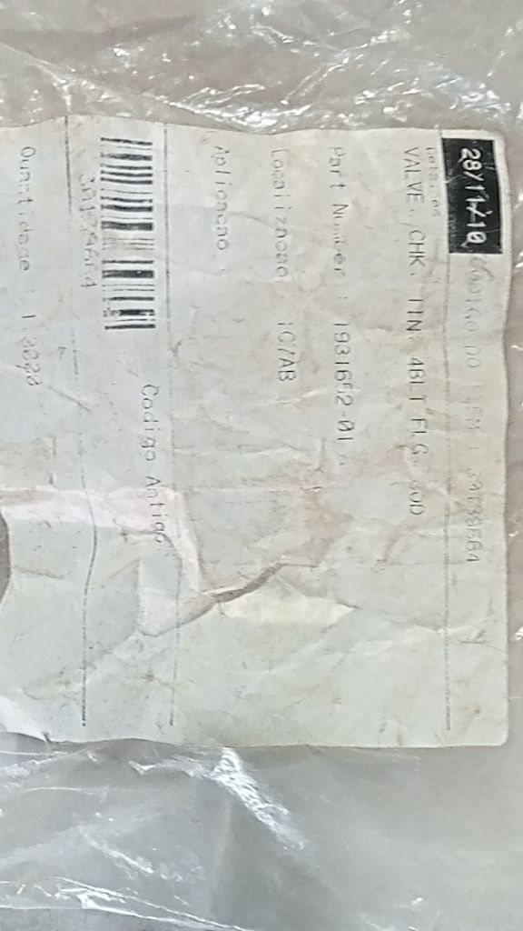 VALVE CHK
