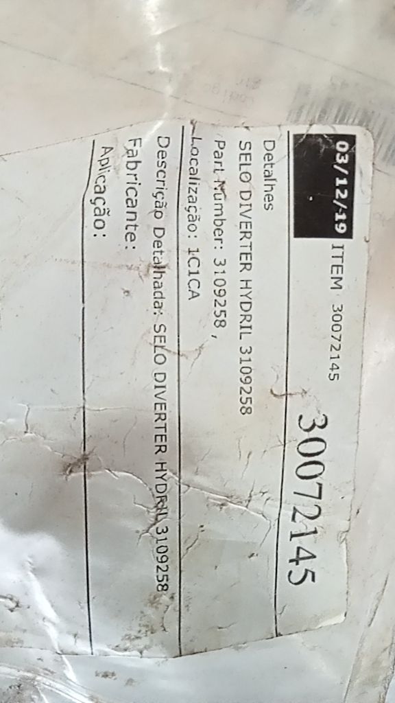 SELO DIVERTER HYDRIL