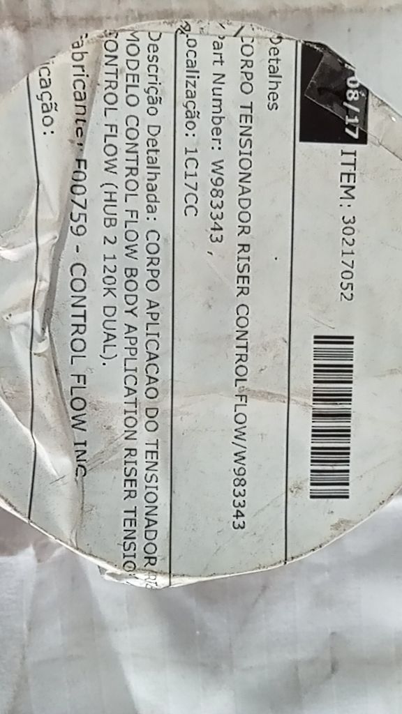 CORPO TENSIONADOR RISER