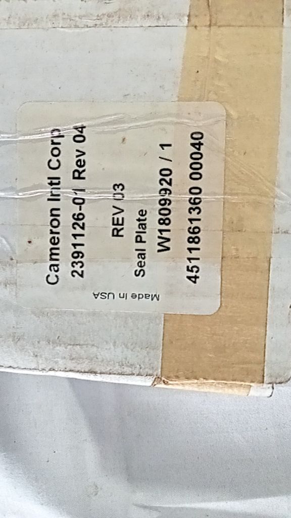 Seal Plate