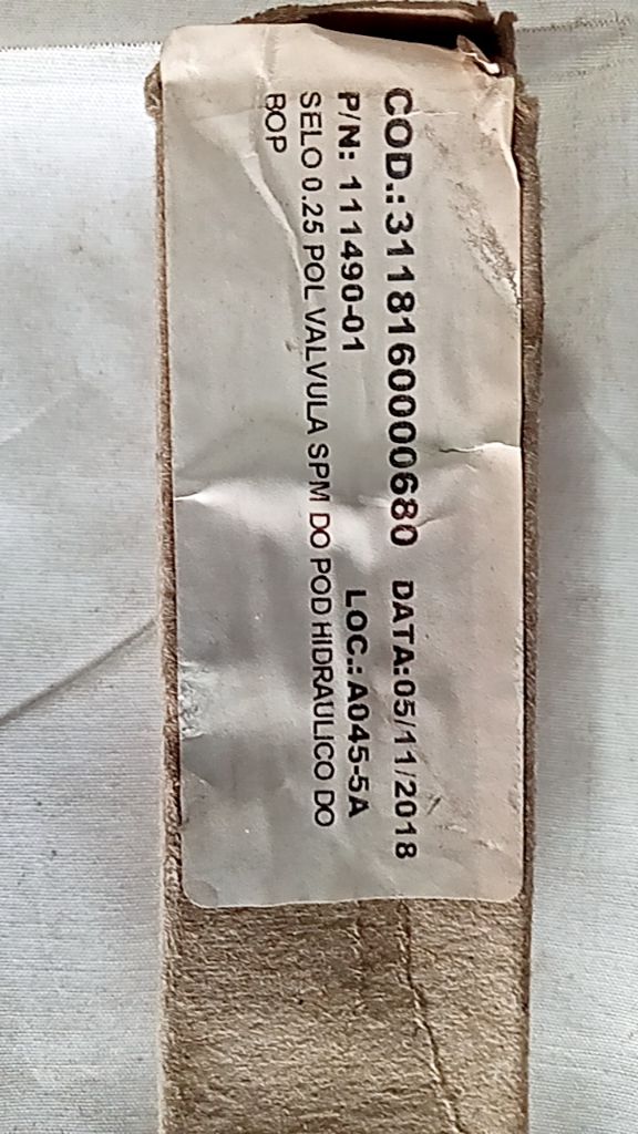 SELO 0.25 POL VALVULA SPM DO POD HIDRAULICO DO BOP