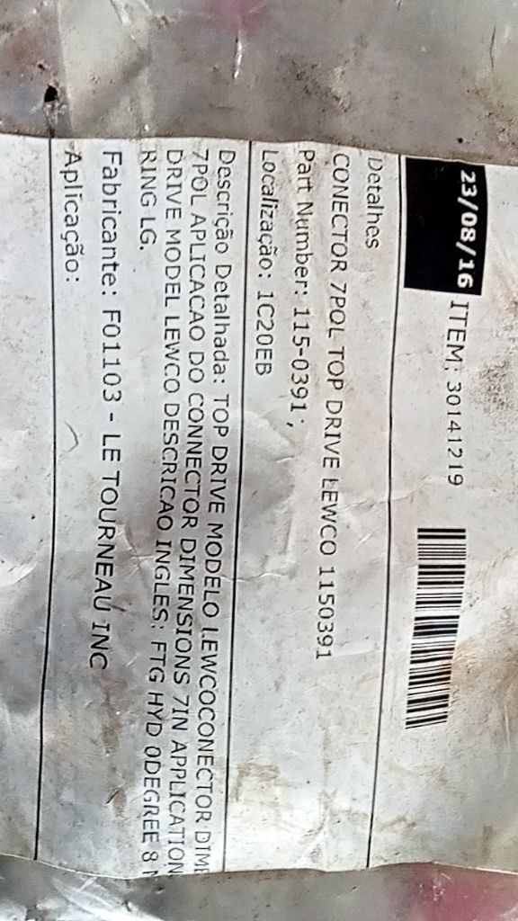 CONECTOR 7POL TOP DRIVE
