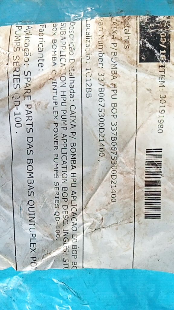 HPU BOP QUINTUPLEX PUMP BOX