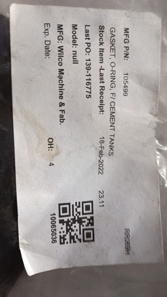 GASKET, O-RING
