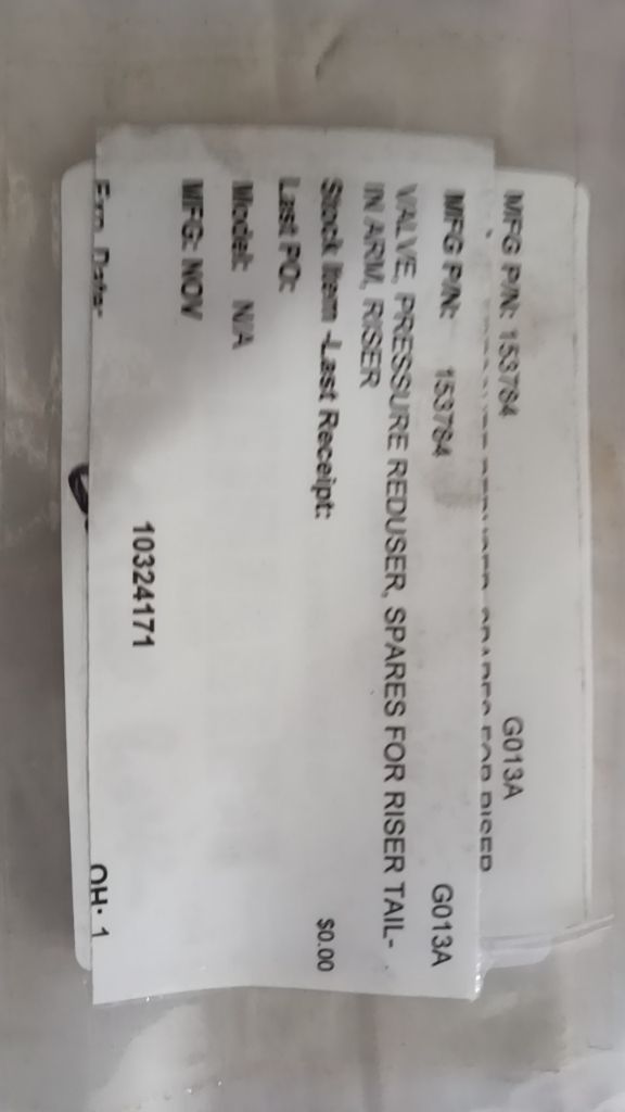 VALVE, PRESSURE REDUSER