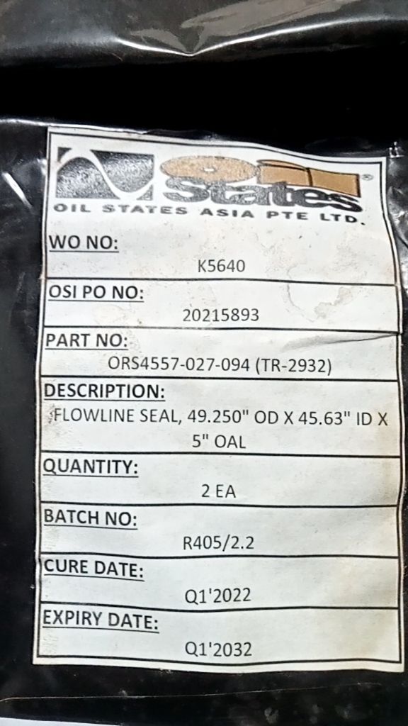 FLOWLINE SEAL