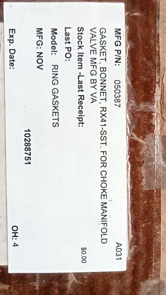 GASKET, BONNET