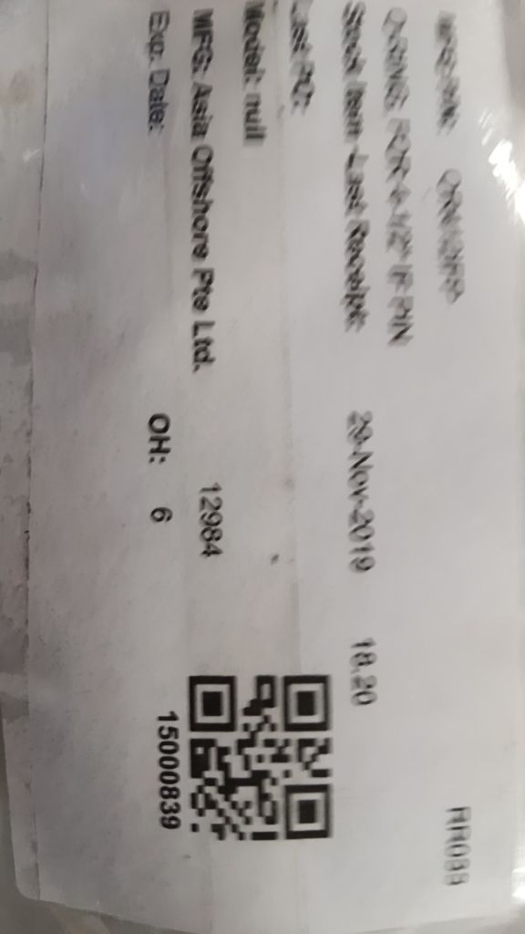 CROSS FOR 4-1/2 IF PIN