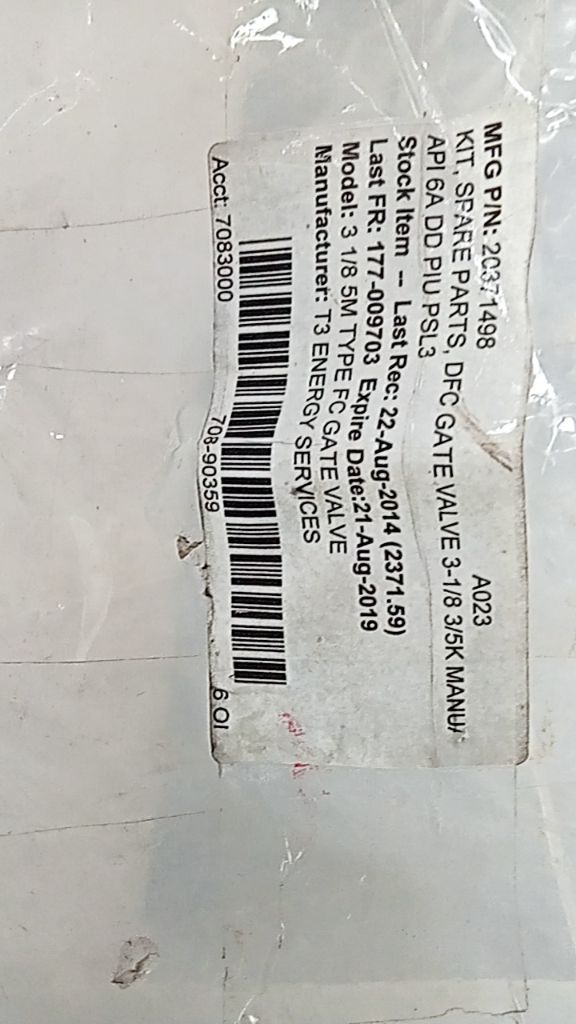 GATE VALVE