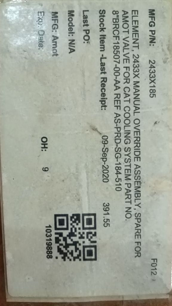 Manual Override Assembly