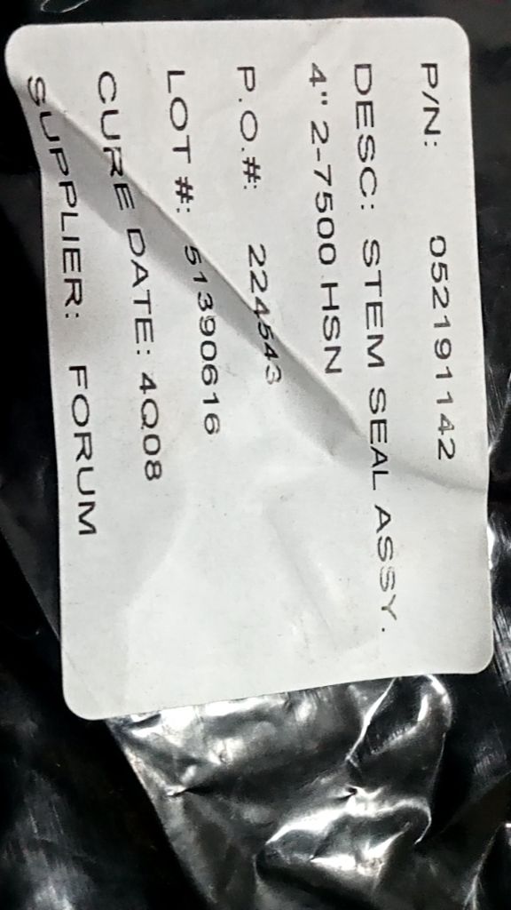 STEM SEAL ASSY.