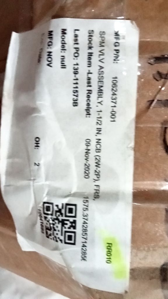 SPM VLV ASSEMBLY, 1-1/2 IN, NCB (2W-2P), FRS,