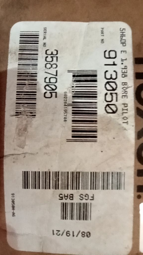 SH60P E 1.938 BORE PILOT