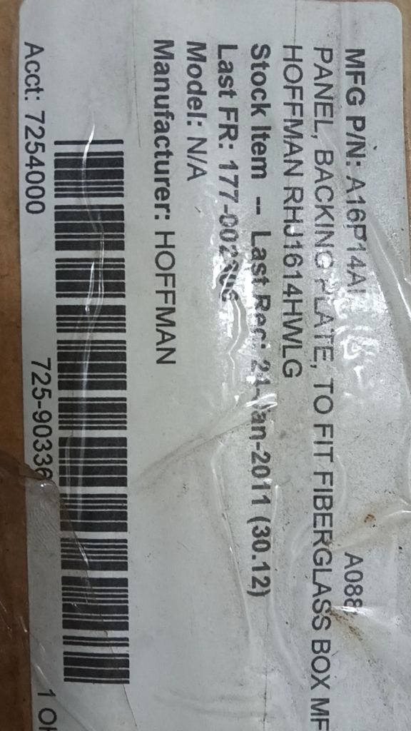 HOFFMAN RHJ1614HWLG