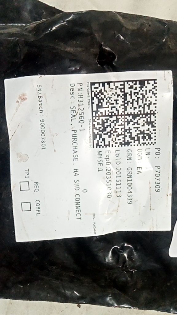 SEAL, PURCHASE, H4 SHD CONNECT