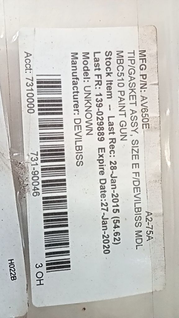 TIP/GASKET ASSY