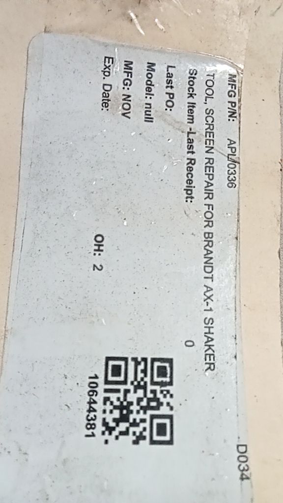 TOOL, SCREEN REPAIR
