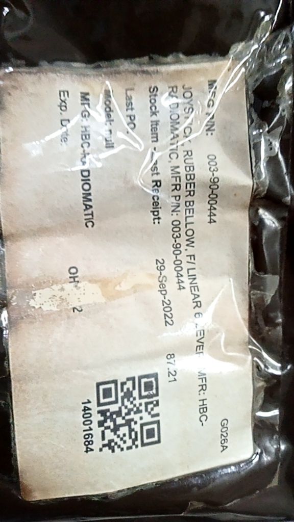 RUBBER BELLOW