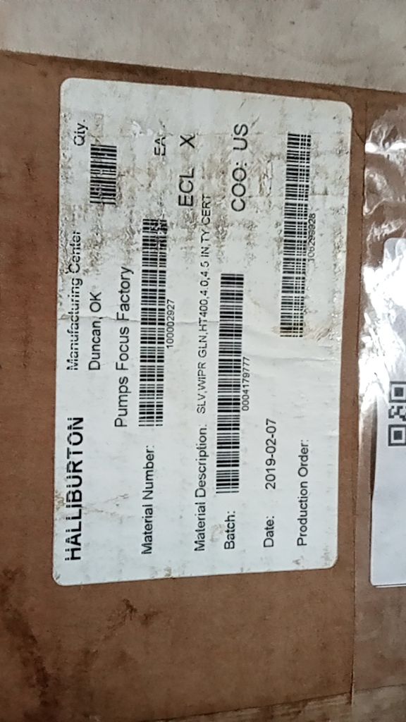 SLV,WIPR GLN, HT400,4.0,4.5 IN,TY CERT