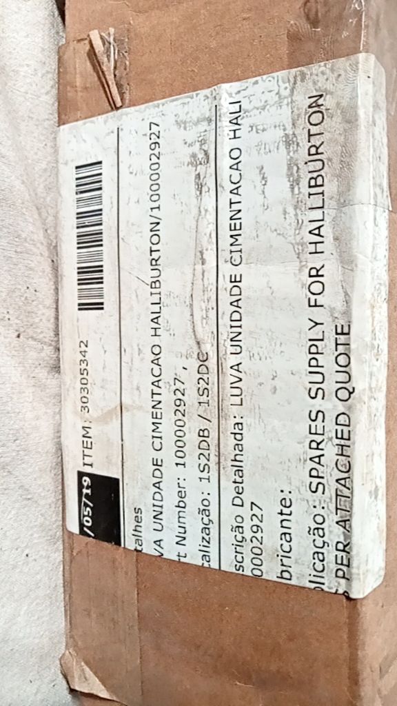 LUVA UNIDADE CIMENTACAO