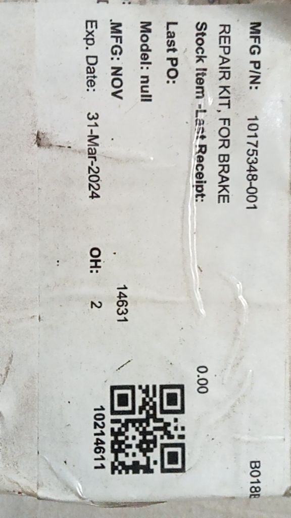 REPAIR KIT, FOR BRAKE